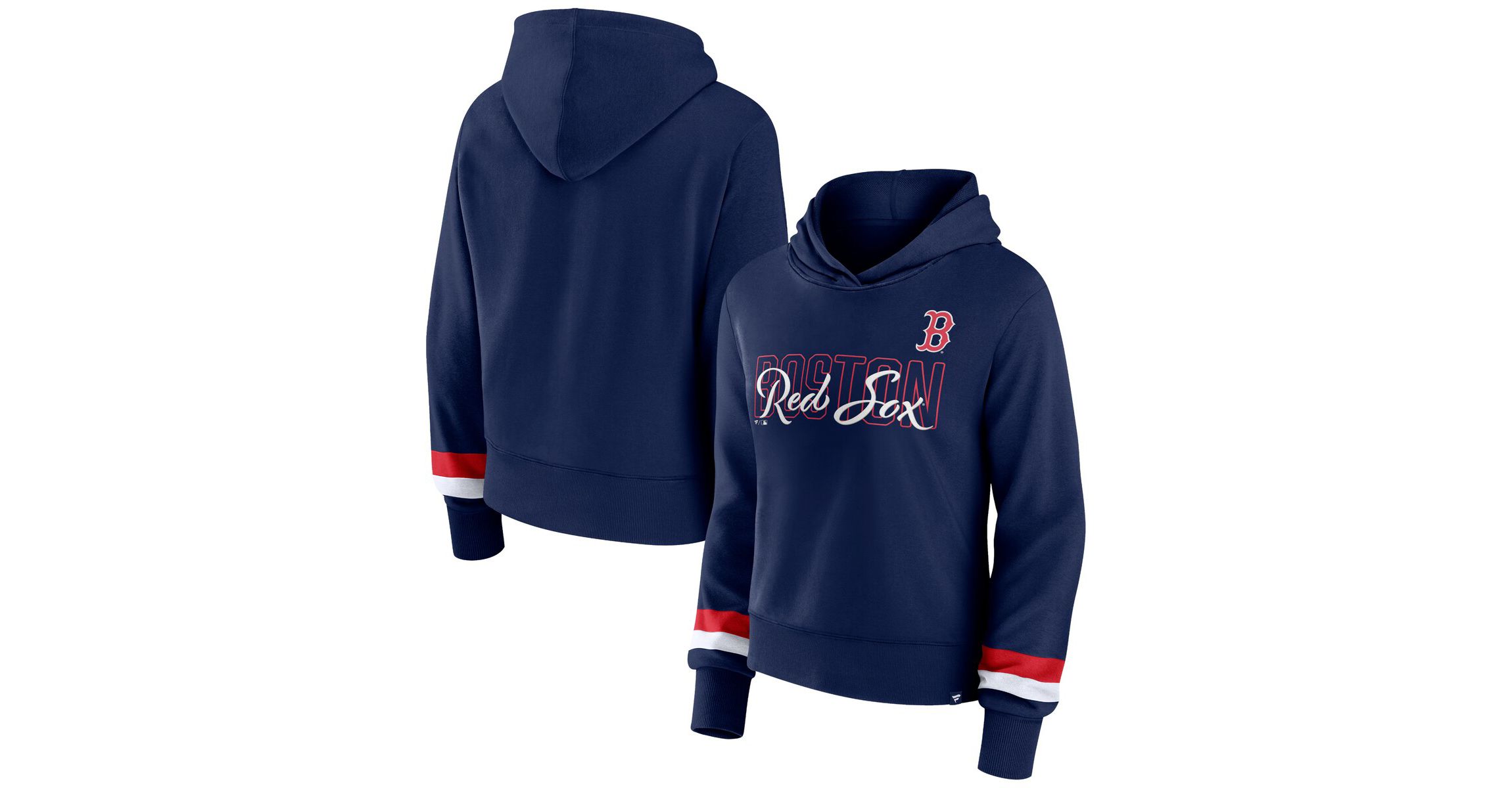 Boston Red Sox MLB Fanatics Boston Sox Over Under Pullover Hoodie