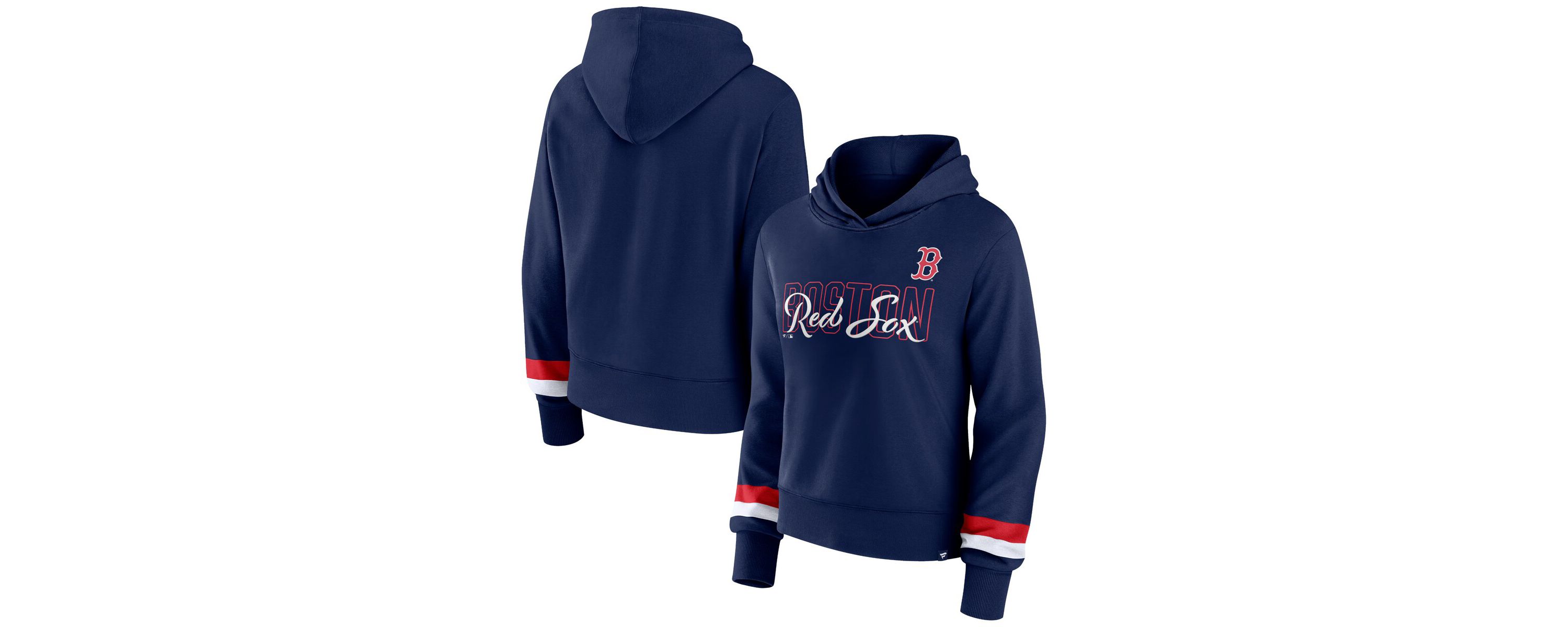 Boston Red Sox MLB Fanatics Boston Sox Over Under Pullover Hoodie