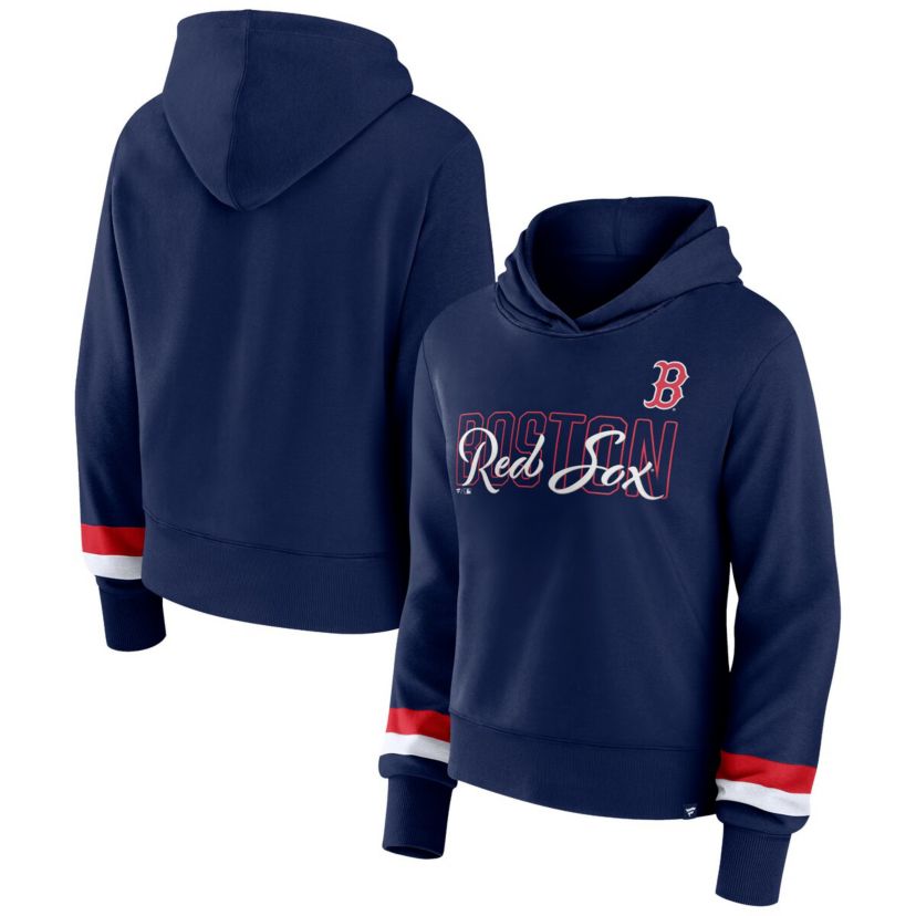 Boston Red Sox MLB Fanatics Boston Sox Over Under Pullover Hoodie