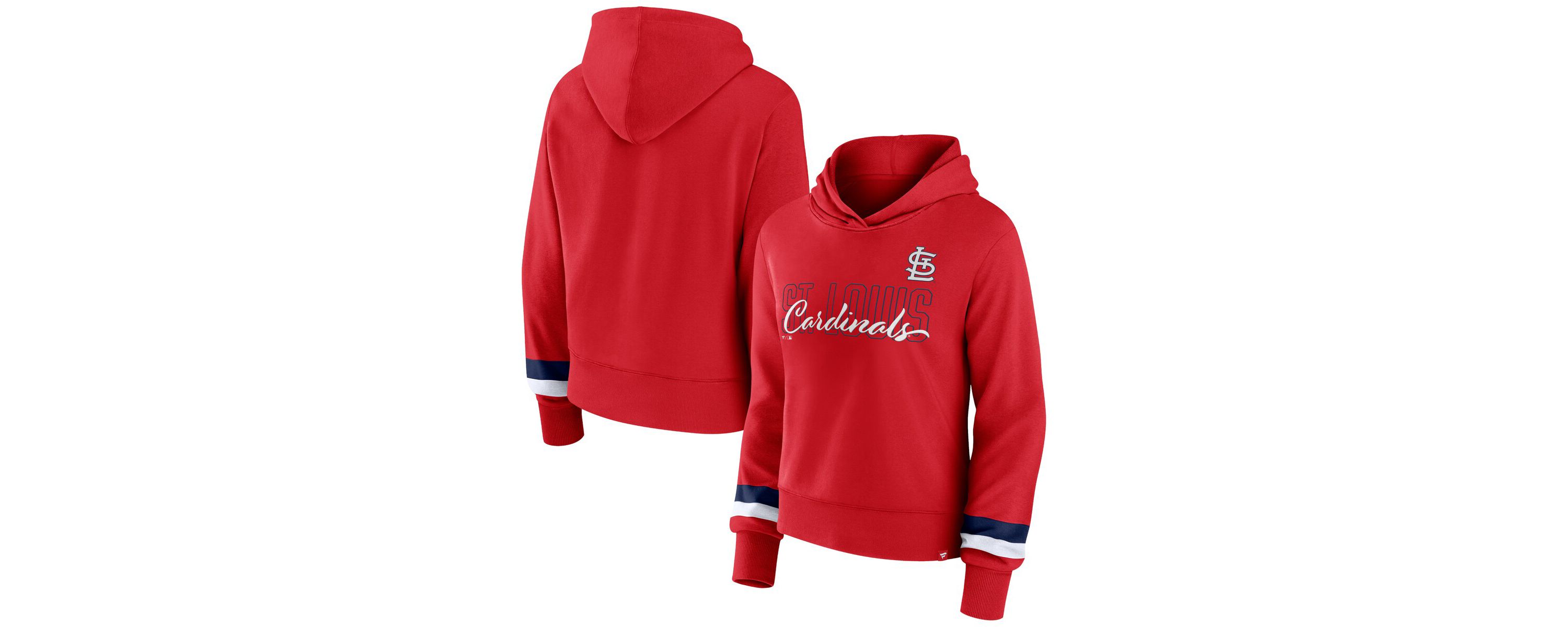 MLB Fanatics St. Louis Cardinals Over Under Pullover Hoodie