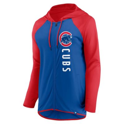 MLB Fanatics Royal/Red Chicago Cubs Forever Fan Full-Zip Hoodie Jacket