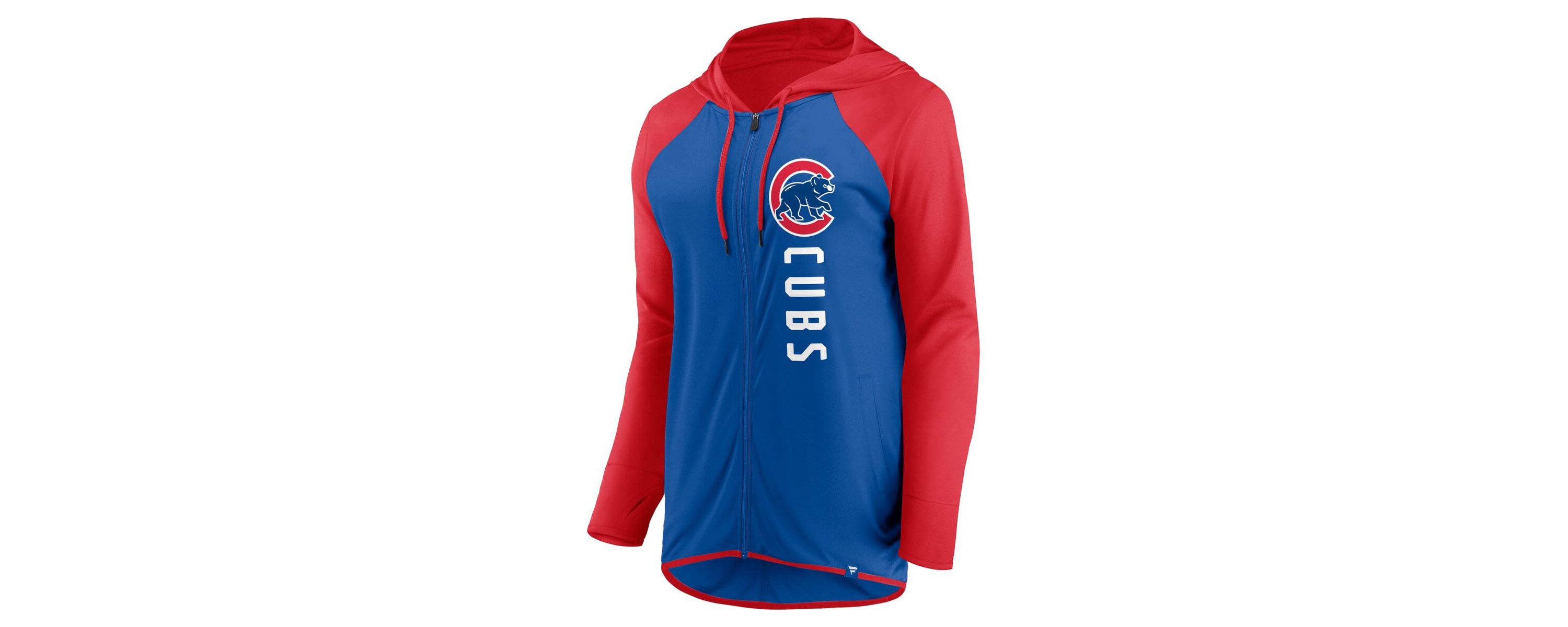 MLB Fanatics Royal/Red Chicago Cubs Forever Fan Full-Zip Hoodie Jacket