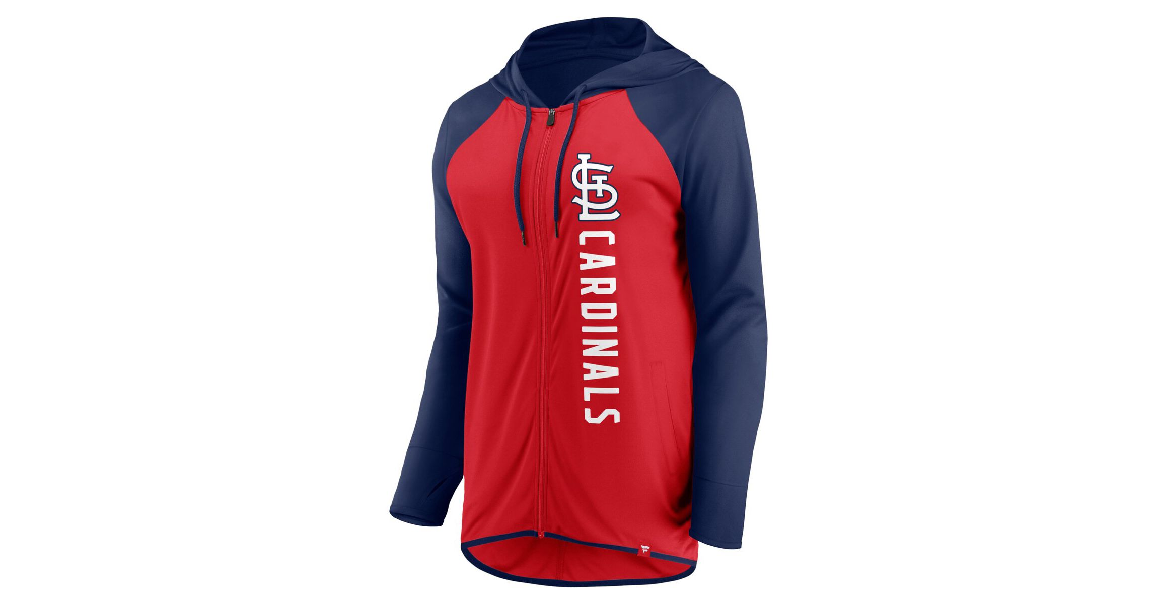 MLB Fanatics Red/Navy St. Louis Cardinals Forever Fan Full-Zip Hoodie Jacket