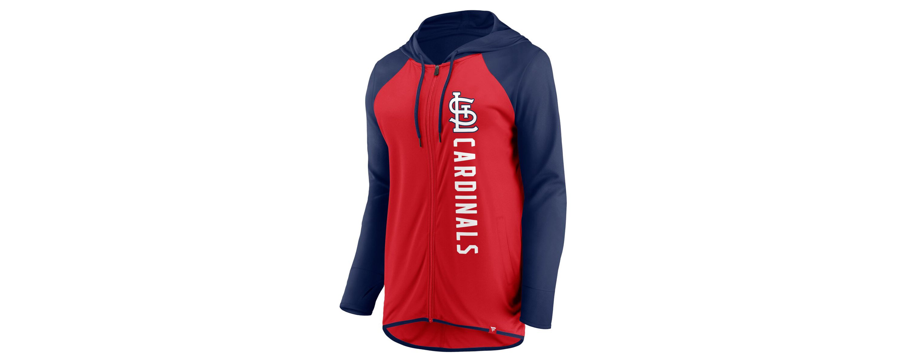 MLB Fanatics Red/Navy St. Louis Cardinals Forever Fan Full-Zip Hoodie Jacket