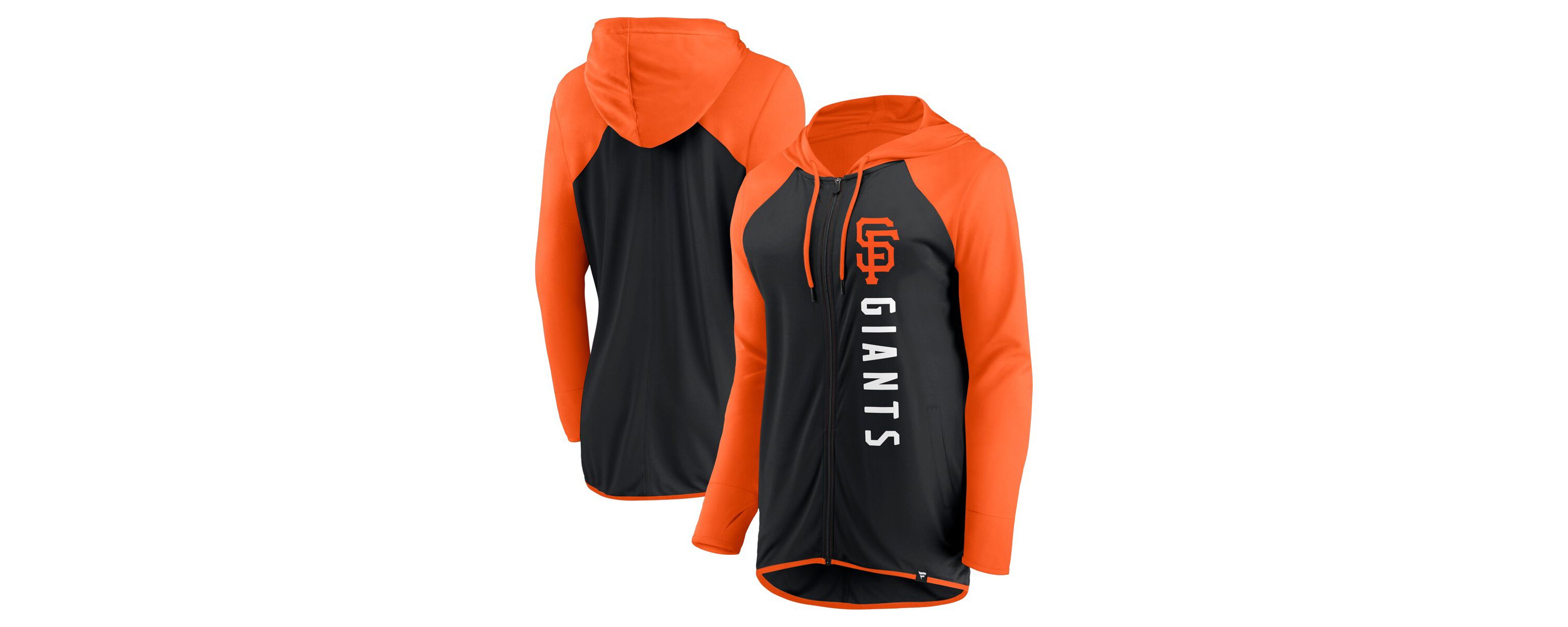MLB Fanatics Black/Orange San Francisco Giants Forever Fan Full-Zip Hoodie Jacket