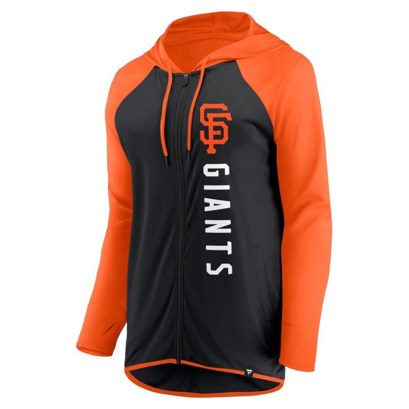 MLB Fanatics Black/Orange San Francisco Giants Forever Fan Full-Zip Hoodie Jacket