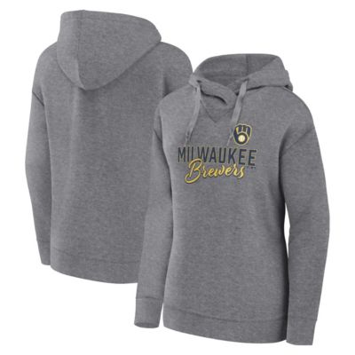 MLB Fanatics Milwaukee Brewers Script Favorite Lightweight Pullover Hoodie