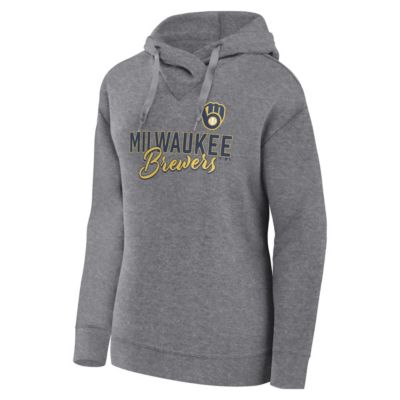 MLB Fanatics Milwaukee Brewers Script Favorite Lightweight Pullover Hoodie