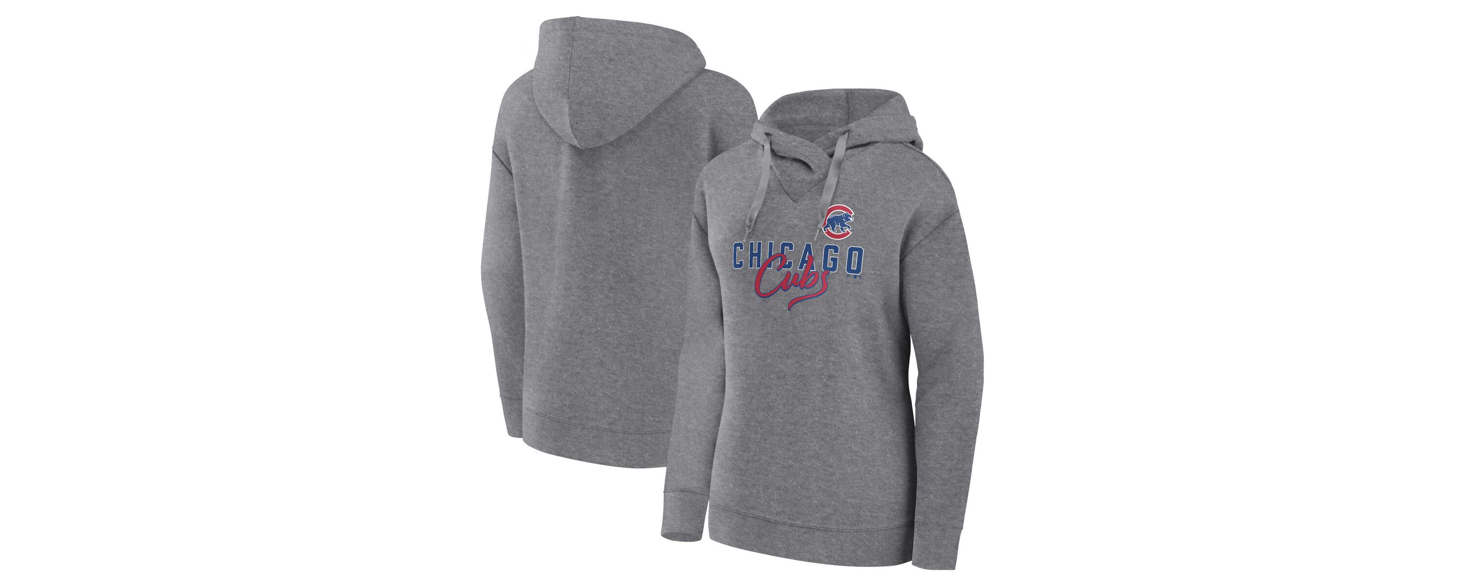 MLB Fanatics Chicago Cubs Script Favorite Lightweight Pullover Hoodie