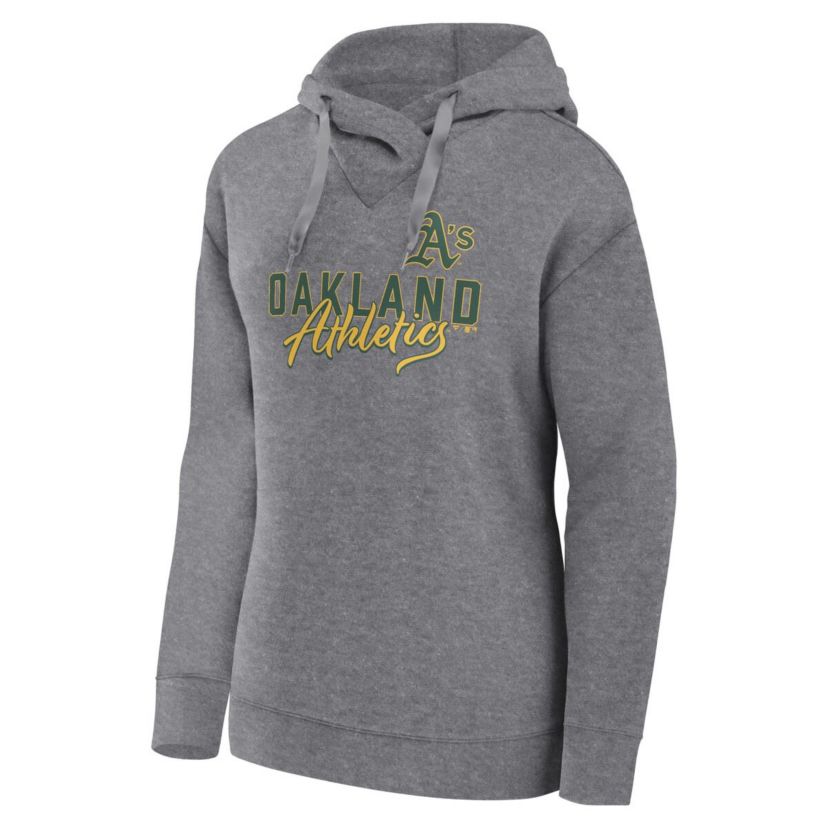 Cooperstown Teams Fanatics Oakland Athletics Script Favorite Lightweight Pullover Hoodie