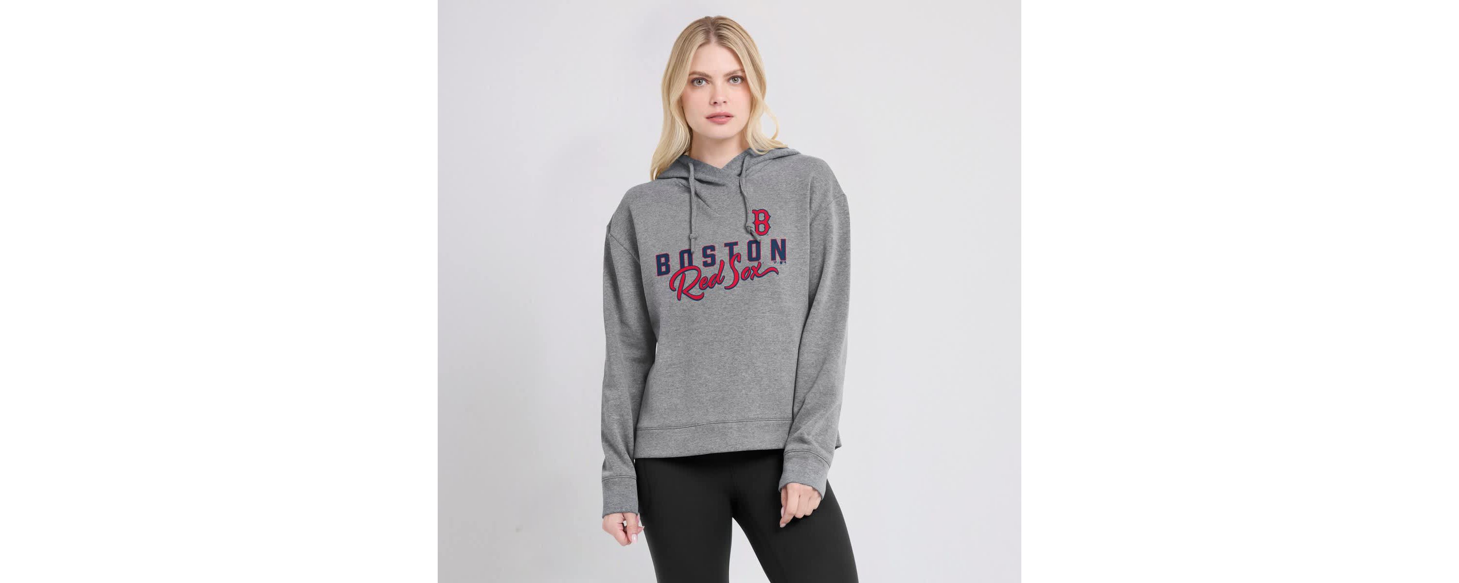 Boston Red Sox MLB Fanatics Boston Sox Script Favorite Lightweight Pullover Hoodie