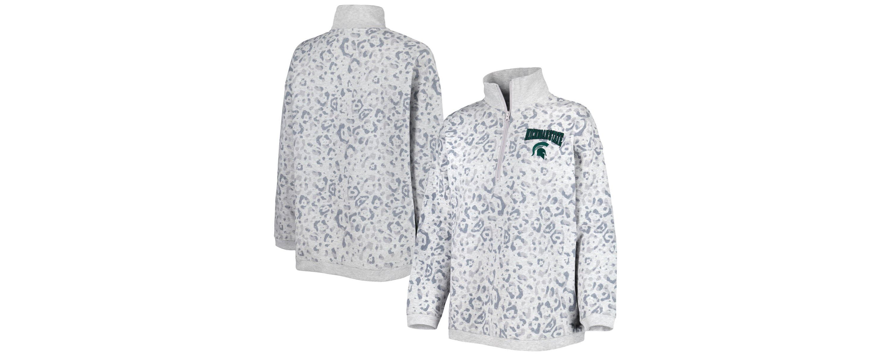 NCAA Michigan State Spartans Quarter-Zip Sweatshirt