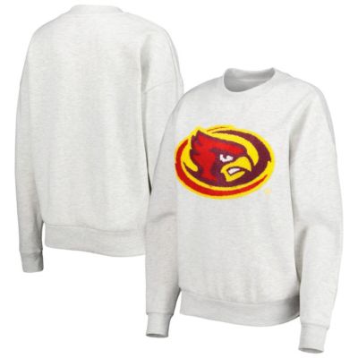 NCAA Iowa State Cyclones Chenille Patch Fleece Pullover Sweatshirt