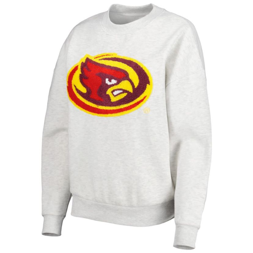NCAA Iowa State Cyclones Chenille Patch Fleece Pullover Sweatshirt