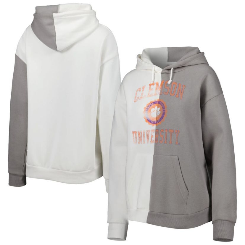 NCAA Clemson Tigers Split Pullover Hoodie