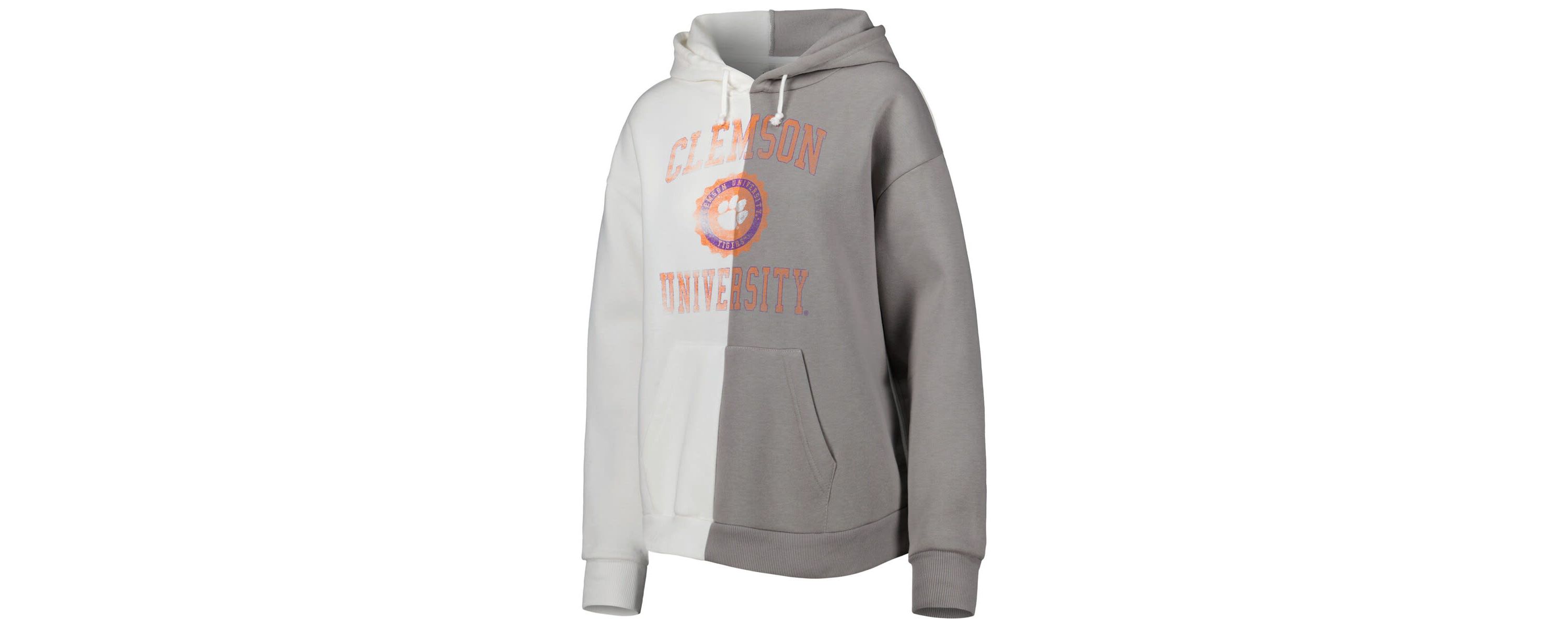 NCAA Clemson Tigers Split Pullover Hoodie