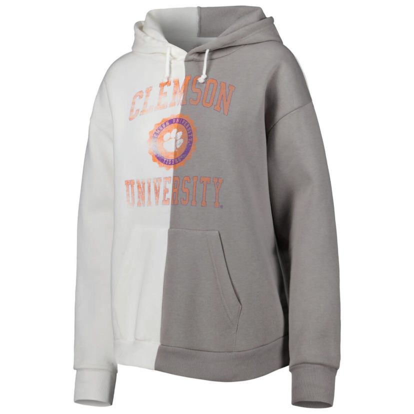 NCAA Clemson Tigers Split Pullover Hoodie