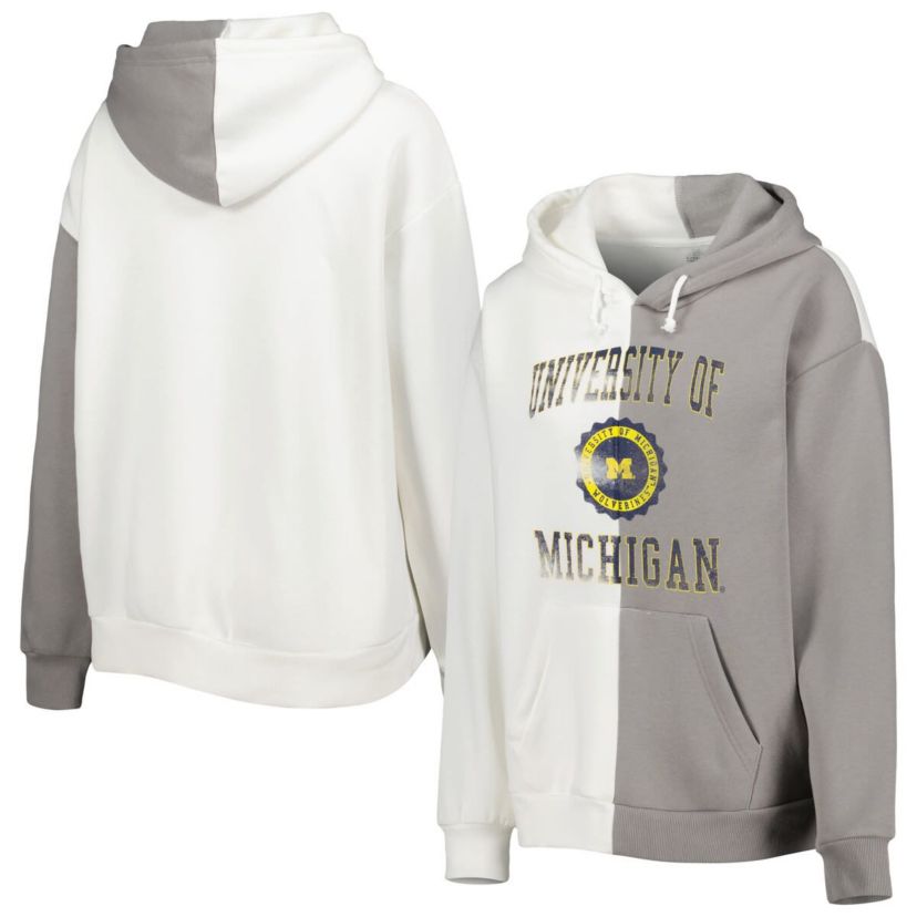 NCAA Michigan Wolverines Split Pullover Hoodie