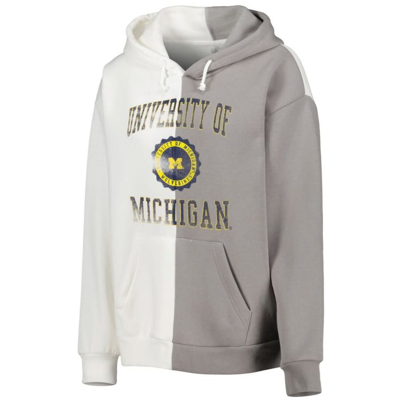 NCAA Michigan Wolverines Split Pullover Hoodie