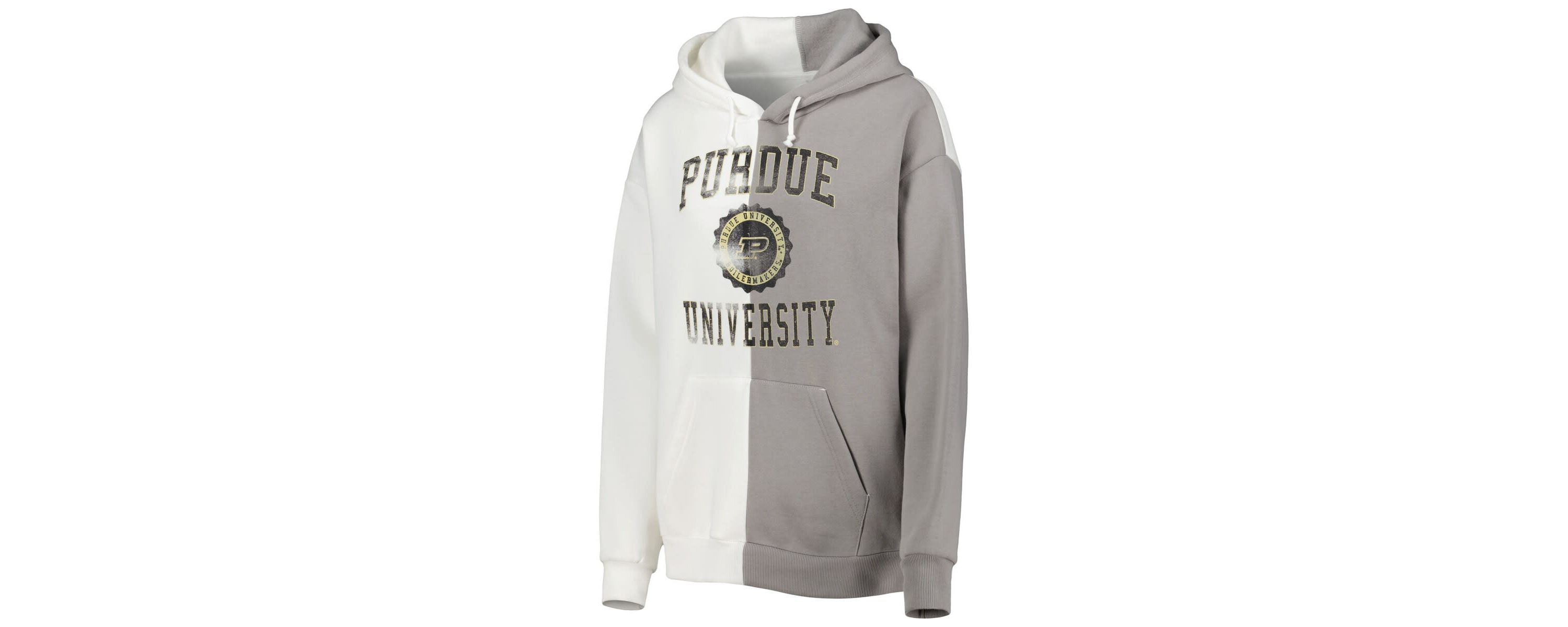 NCAA Purdue Boilermakers Split Pullover Hoodie