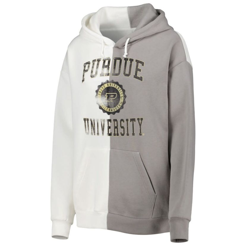NCAA Purdue Boilermakers Split Pullover Hoodie
