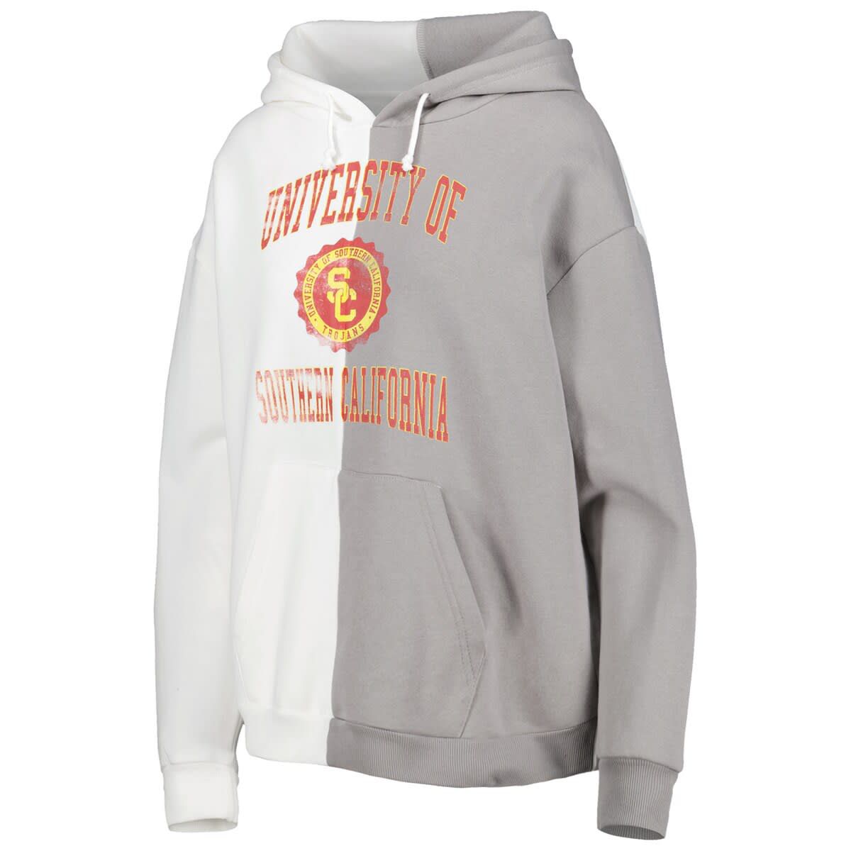 NCAA USC Trojans Split Pullover Hoodie