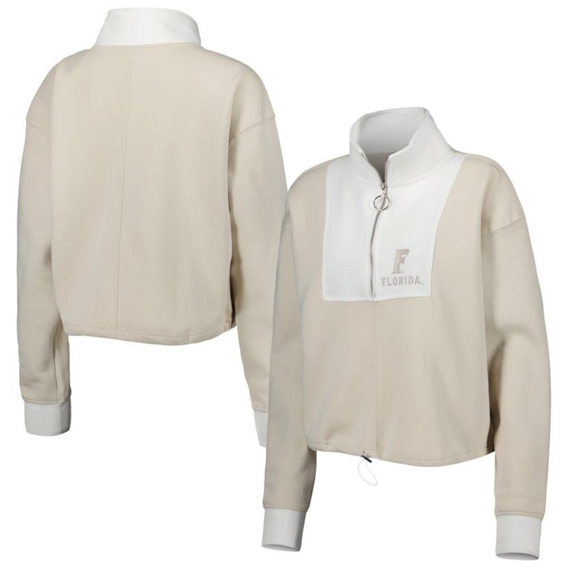 NCAA Florida Gators Color-Block Quarter-Zip Jacket