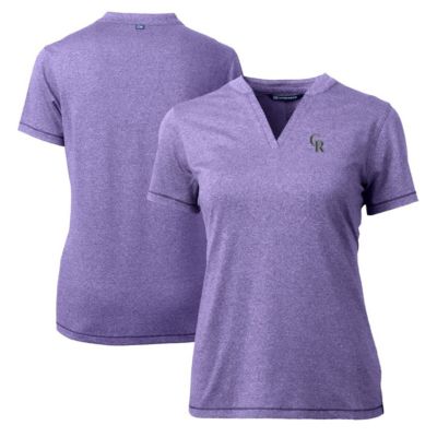 MLB Colorado Rockies DryTec Forge Stretch V-Neck Blade Top