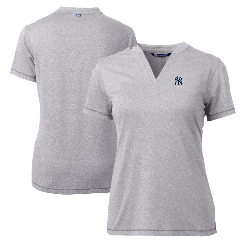 MLB New York Yankees DryTec Forge Stretch V-Neck Blade Top