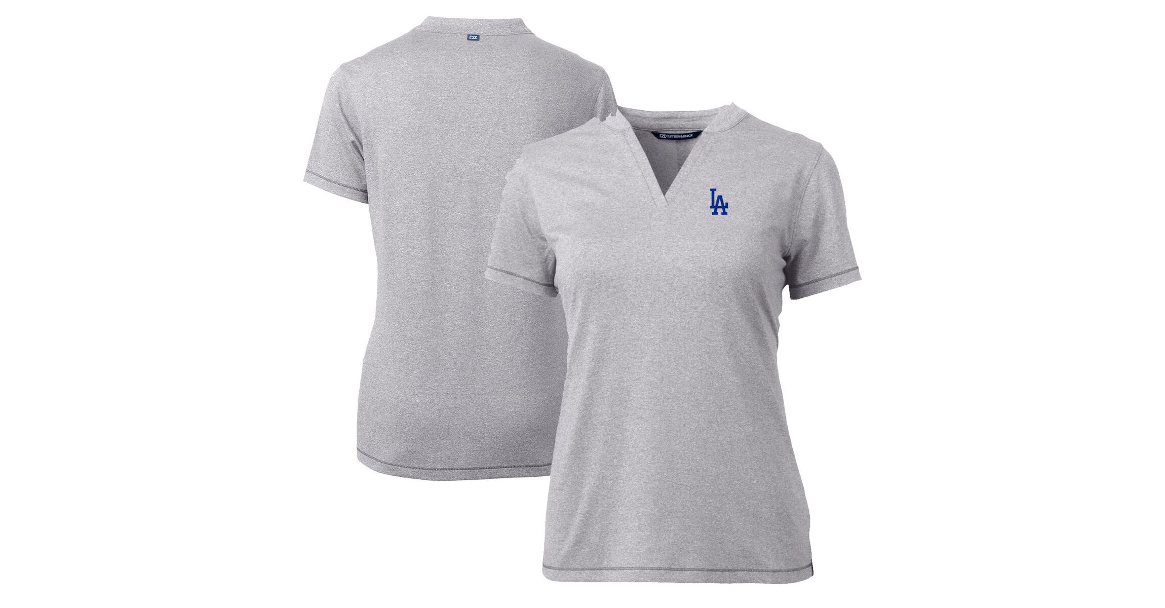 MLB Los Angeles Dodgers DryTec Forge Stretch V-Neck Blade Top