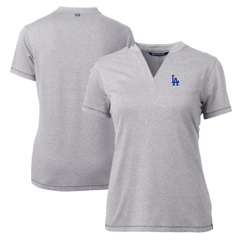 MLB Los Angeles Dodgers DryTec Forge Stretch V-Neck Blade Top