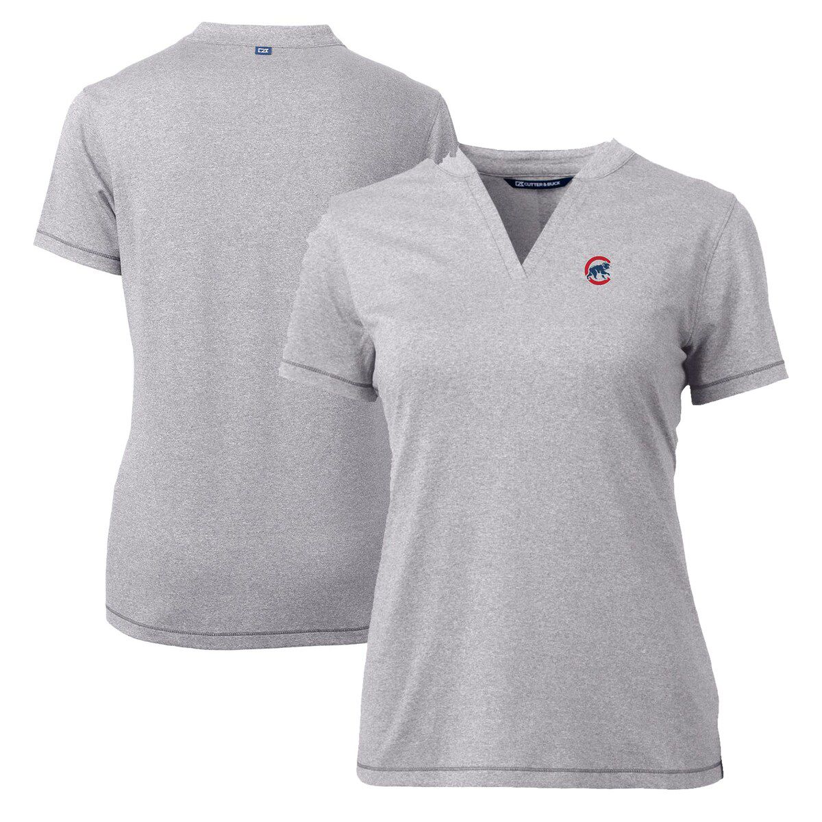 MLB Chicago Cubs DryTec Forge Stretch V-Neck Blade Top