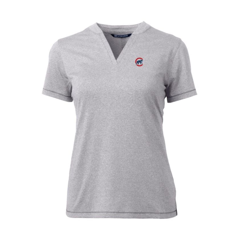 MLB Chicago Cubs DryTec Forge Stretch V-Neck Blade Top