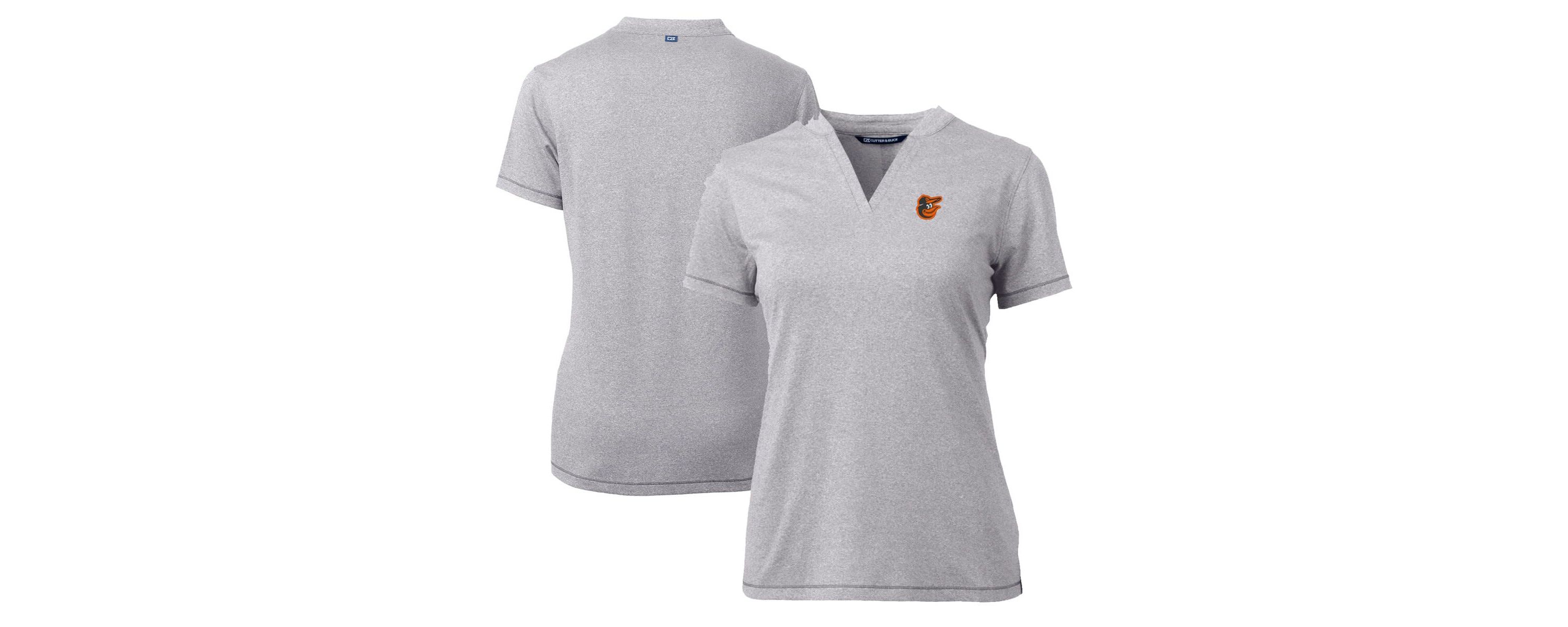 MLB Baltimore Orioles DryTec Forge Stretch V-Neck Blade Top