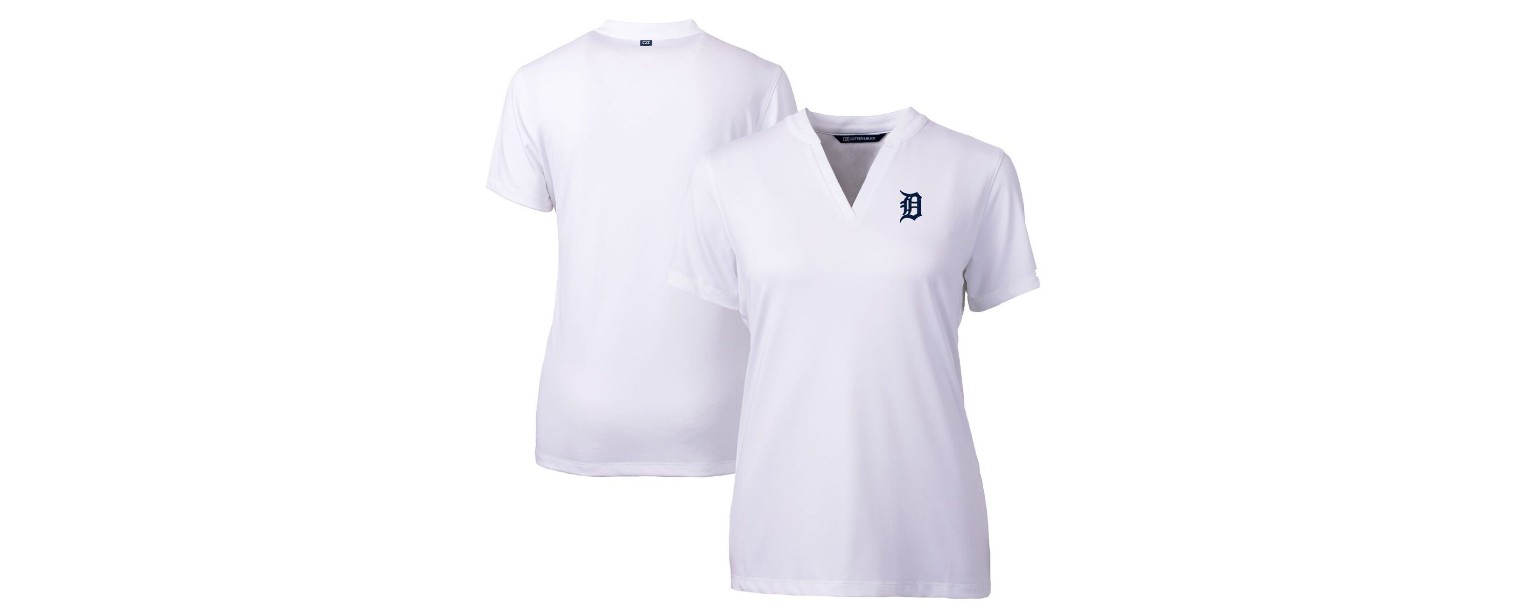 MLB Detroit Tigers DryTec Forge Stretch V-Neck Blade Top