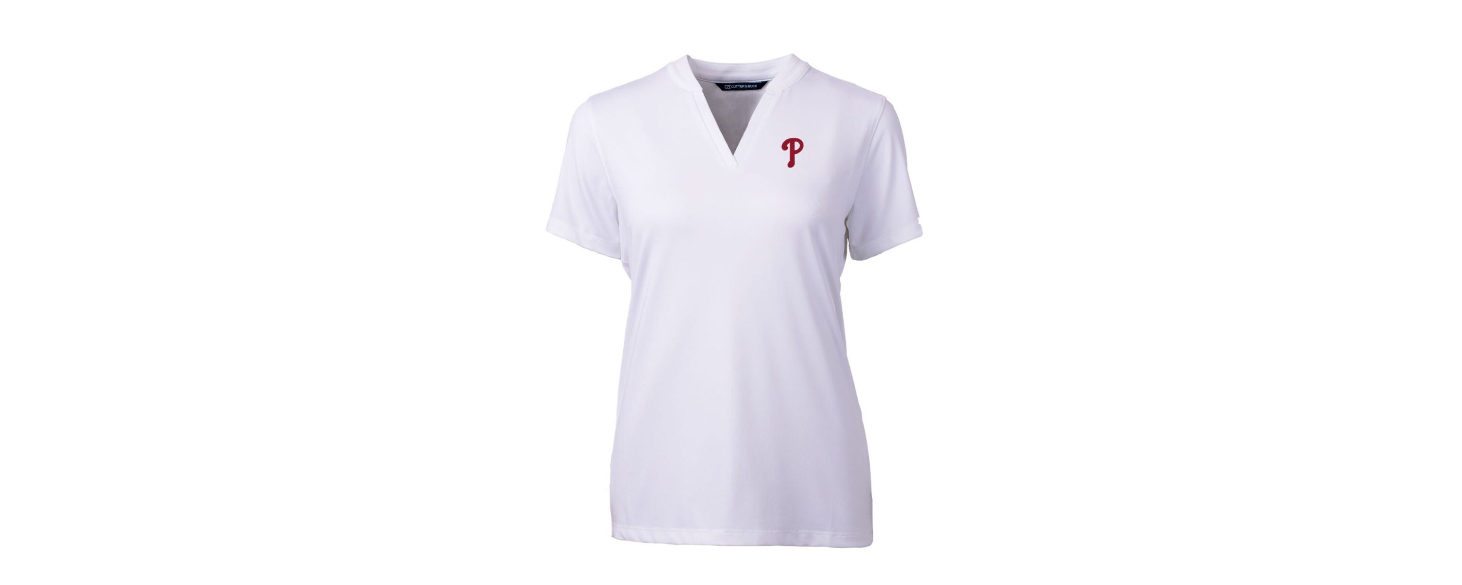 MLB Philadelphia Phillies DryTec Forge Stretch V-Neck Blade Top