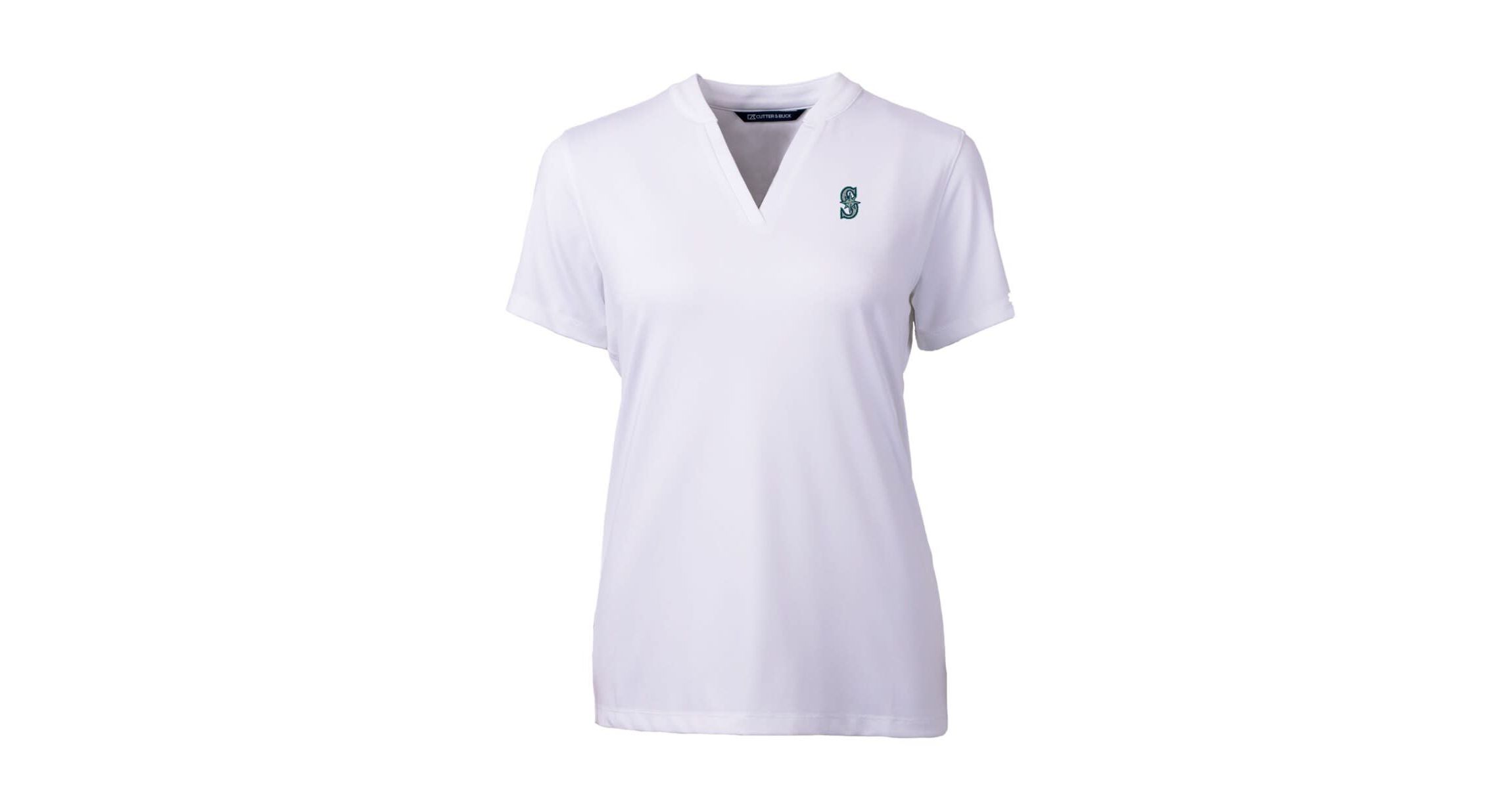 MLB Seattle Mariners DryTec Forge Stretch V-Neck Blade Top