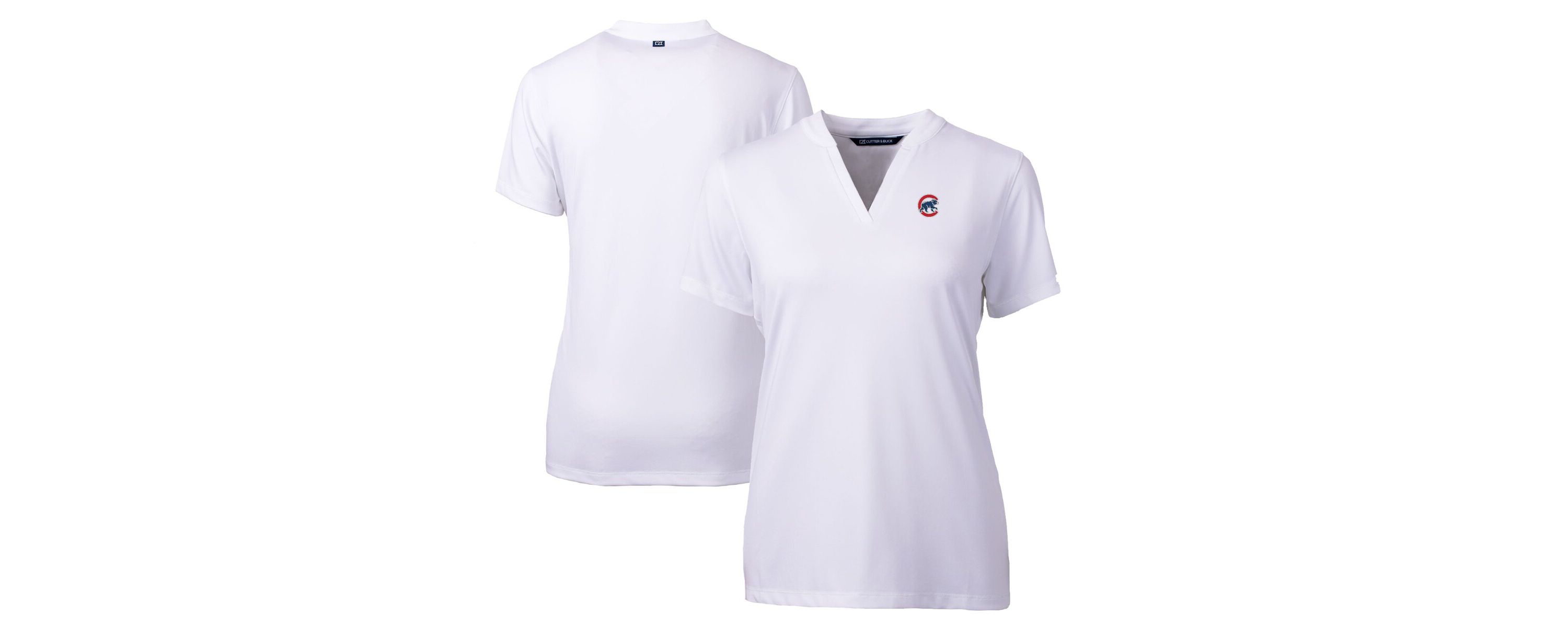 MLB Chicago Cubs DryTec Forge Stretch V-Neck Blade Top
