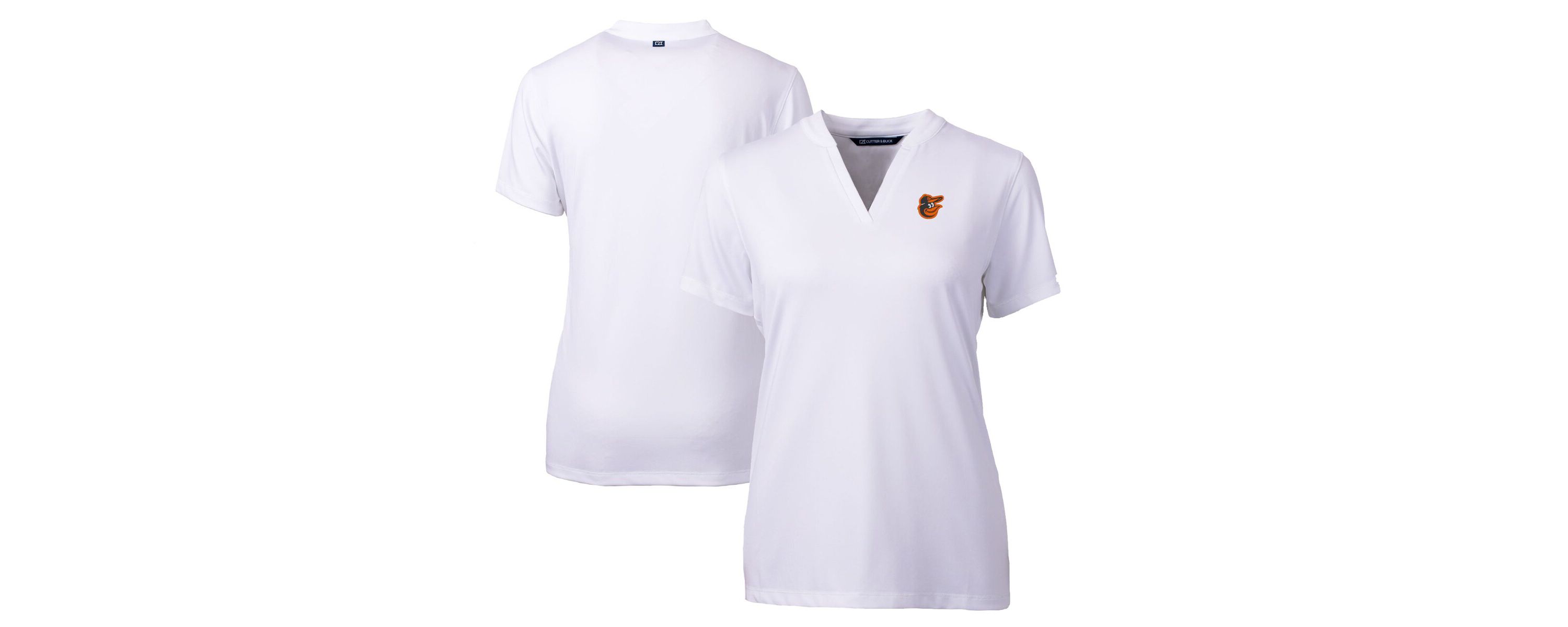MLB Baltimore Orioles DryTec Forge Stretch V-Neck Blade Top