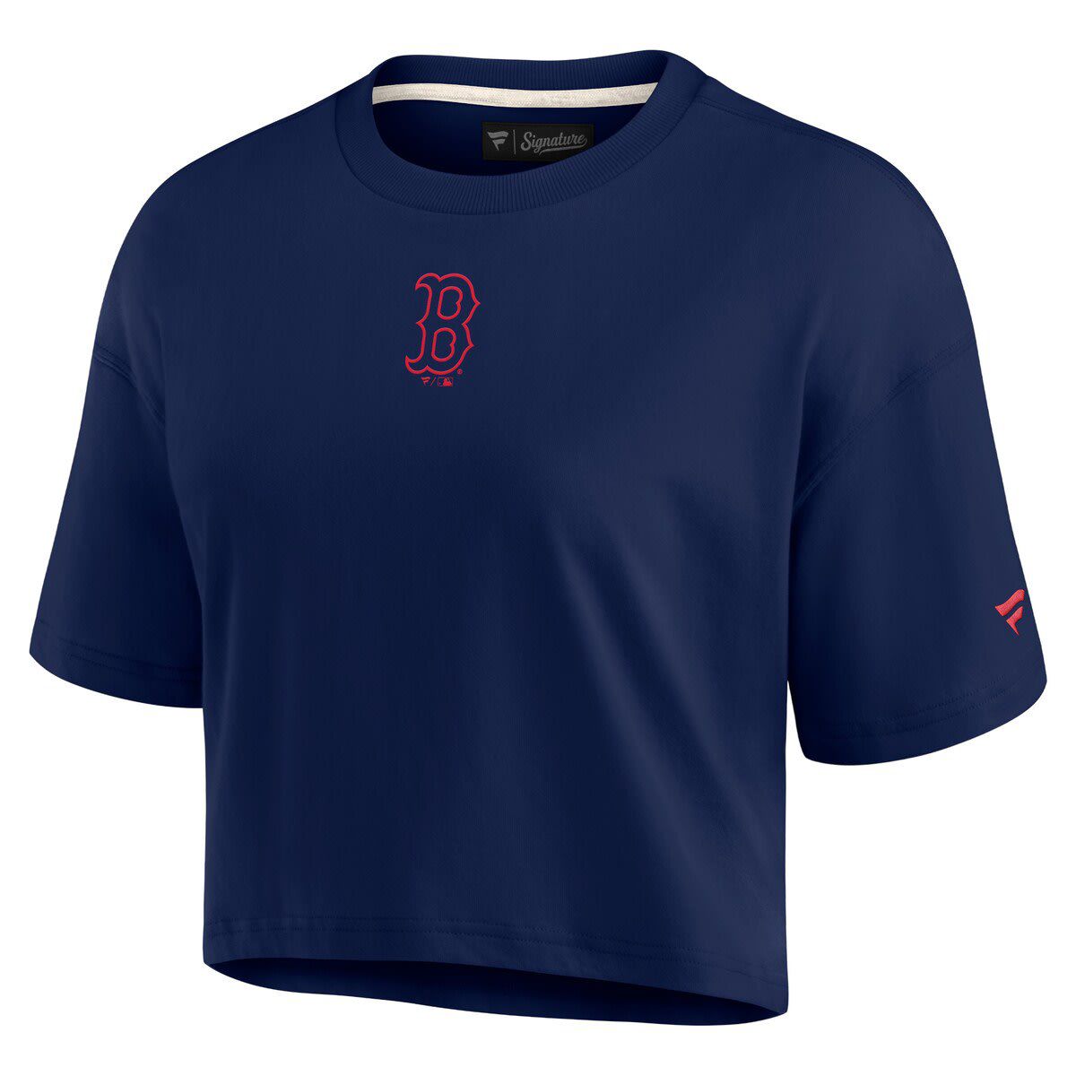 Boston Red Sox MLB Fanatics Boston Sox Elements Super Soft Boxy Cropped T-Shirt