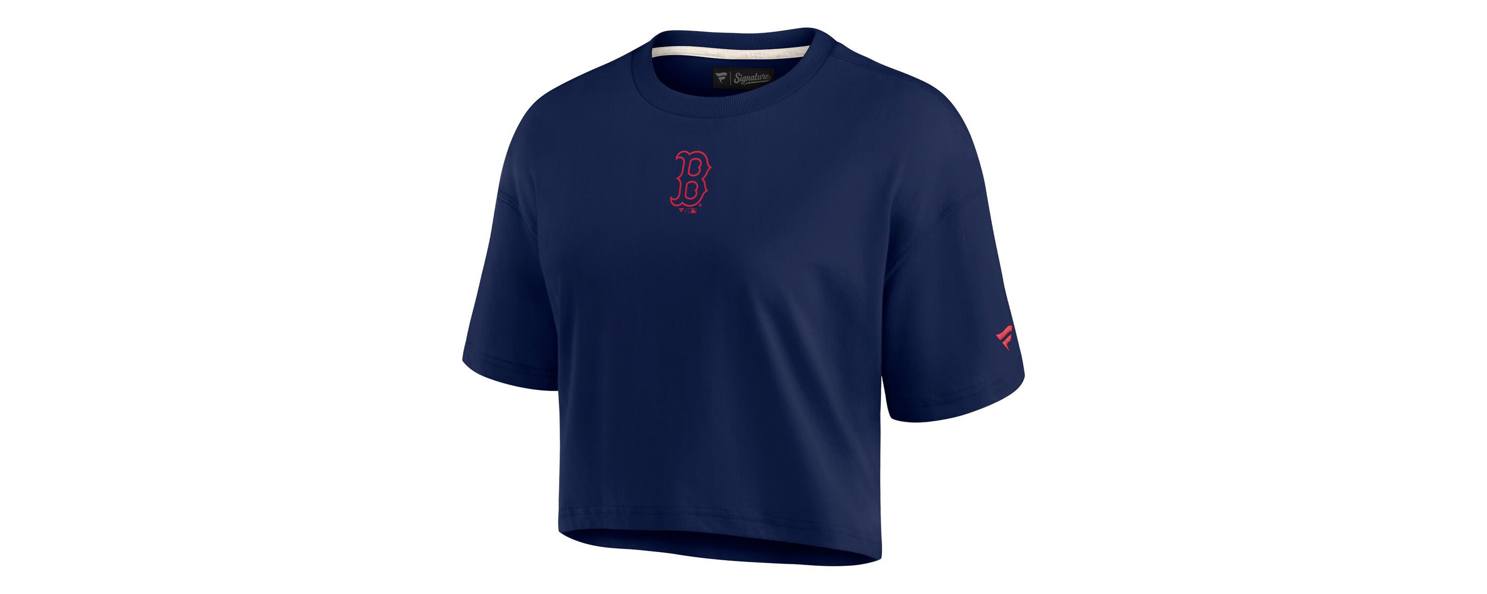 Boston Red Sox MLB Fanatics Boston Sox Elements Super Soft Boxy Cropped T-Shirt