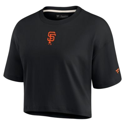 MLB Fanatics San Francisco Giants Elements Super Soft Boxy Cropped T-Shirt