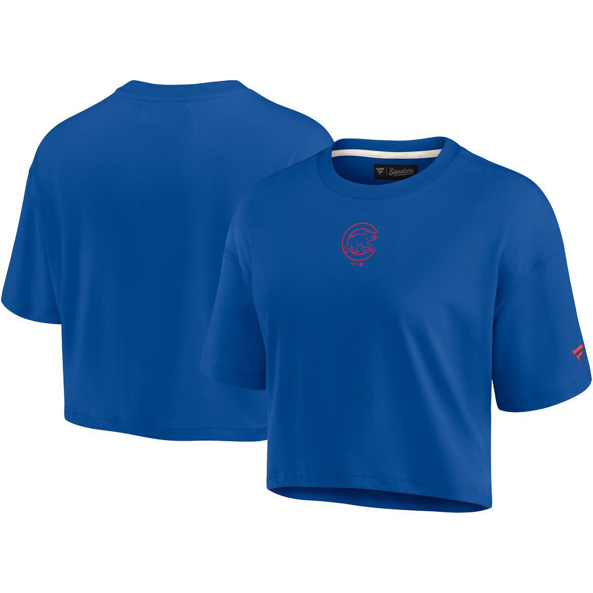 MLB Fanatics Chicago Cubs Elements Super Soft Boxy Cropped T-Shirt