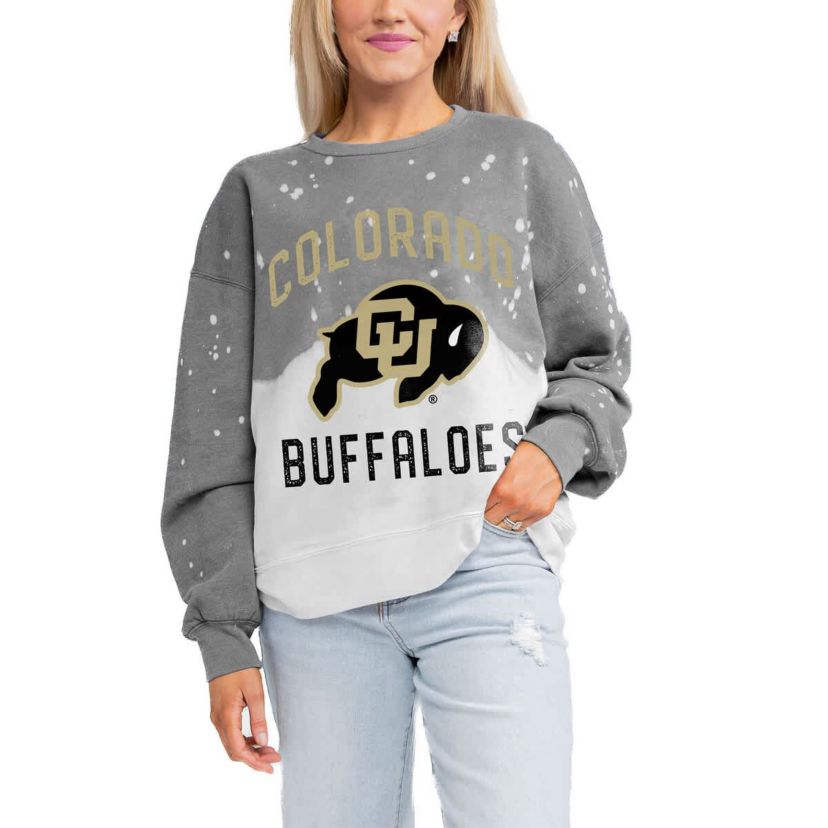 NCAA Colorado Buffaloes Twice As Nice Faded Crewneck Sweatshirt