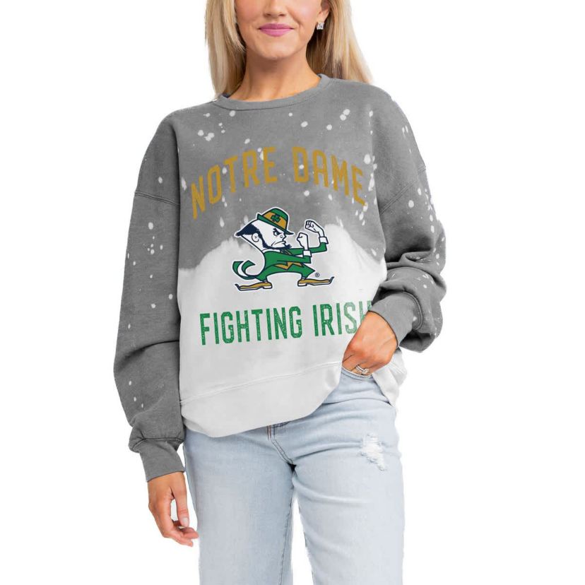 NCAA Notre Dame Fighting Irish Twice As Nice Faded Crewneck Sweatshirt