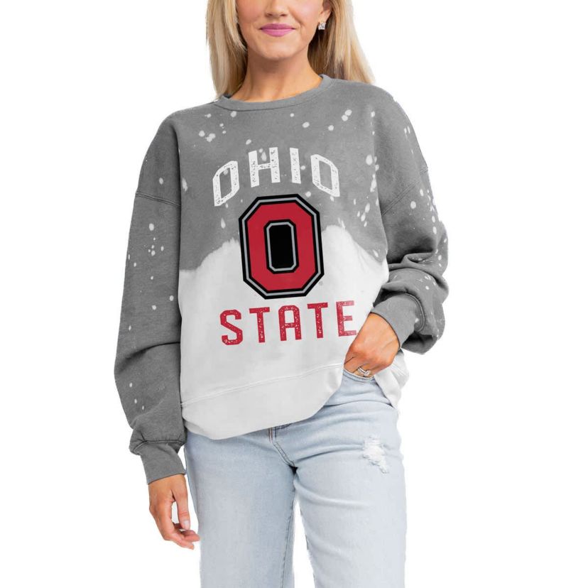 NCAA Ohio State Buckeyes Twice As Nice Faded Crewneck Sweatshirt