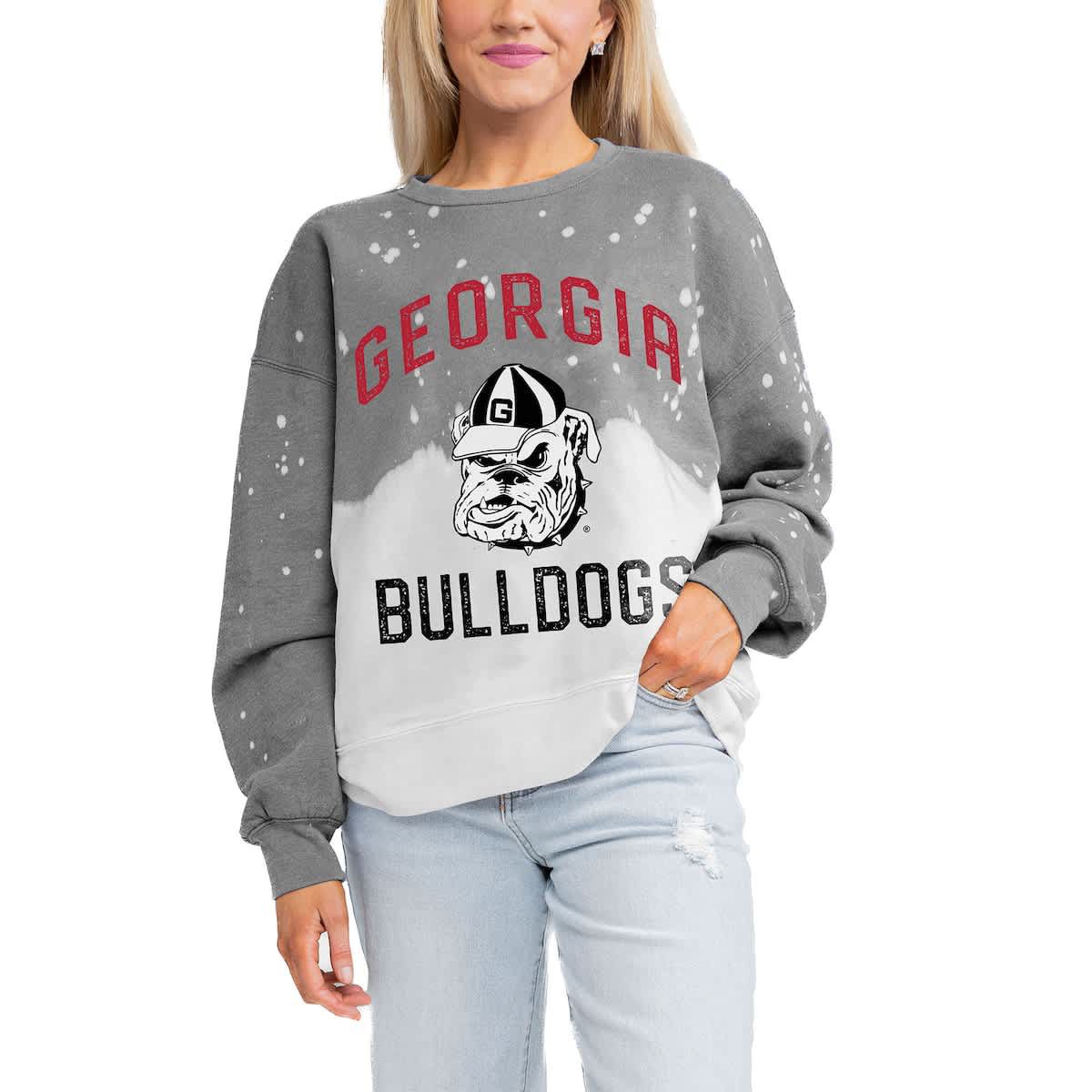 NCAA Georgia Bulldogs Twice As Nice Faded Crewneck Sweatshirt