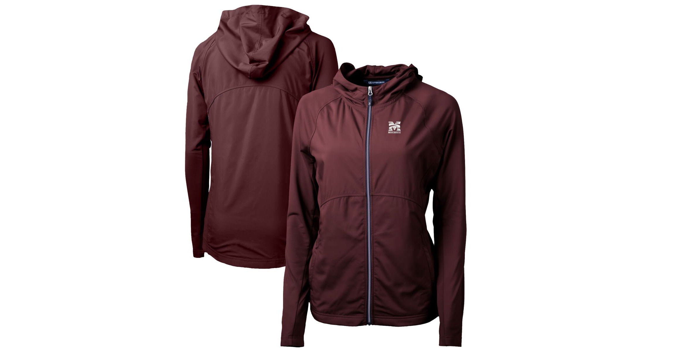 Morehouse Maroon Tigers NCAA Morehouse Tigers Adapt Eco Knit Full-Zip Hoodie