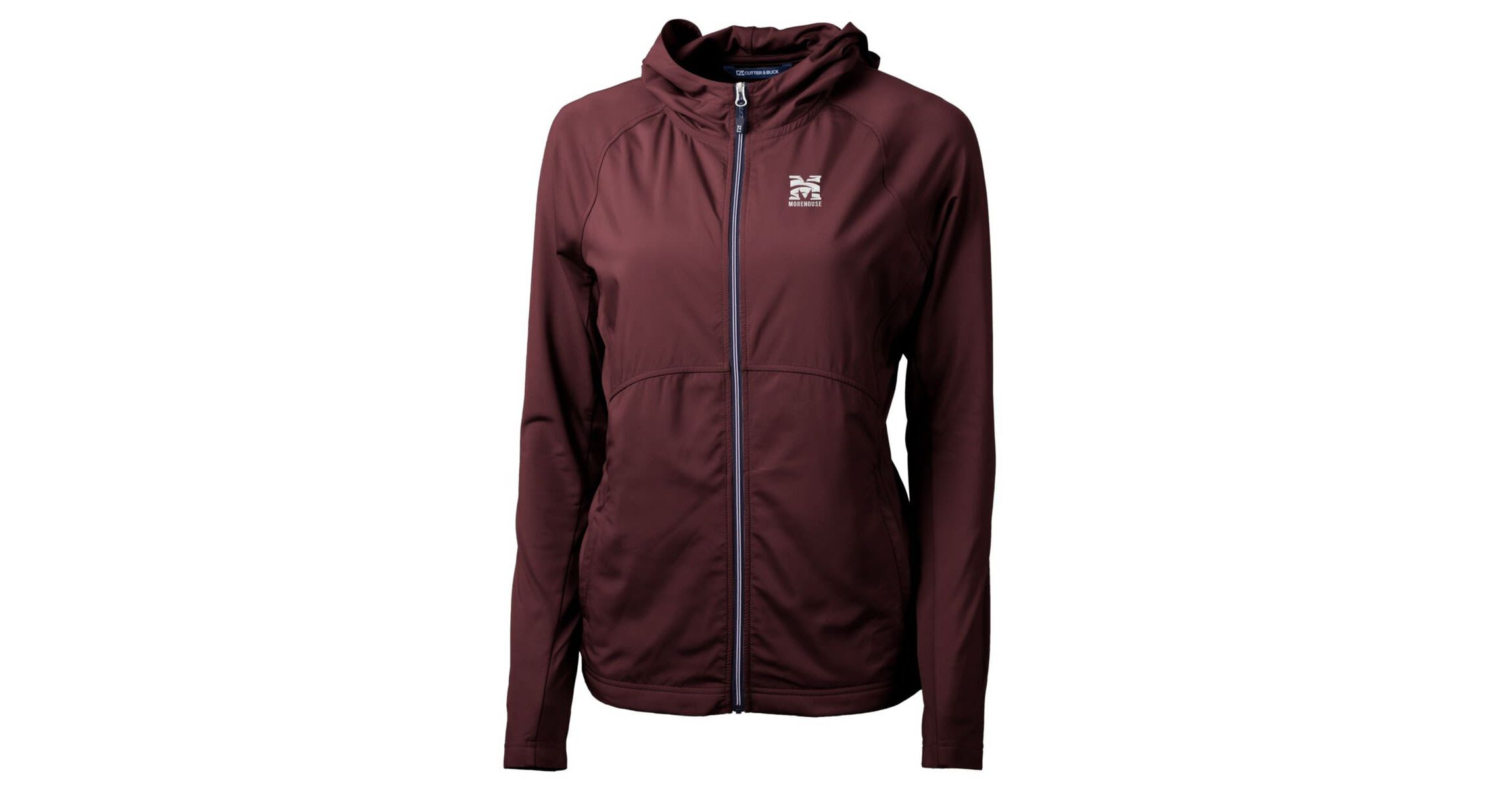 Morehouse Maroon Tigers NCAA Morehouse Tigers Adapt Eco Knit Full-Zip Hoodie