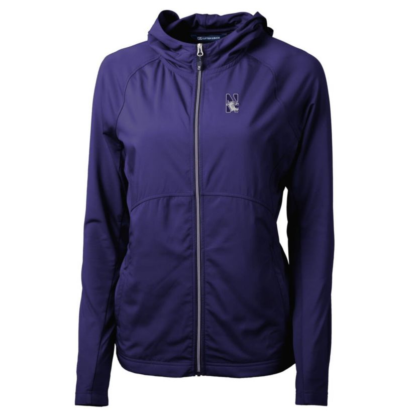 NCAA Northwestern Wildcats Adapt Eco Knit Full-Zip Hoodie